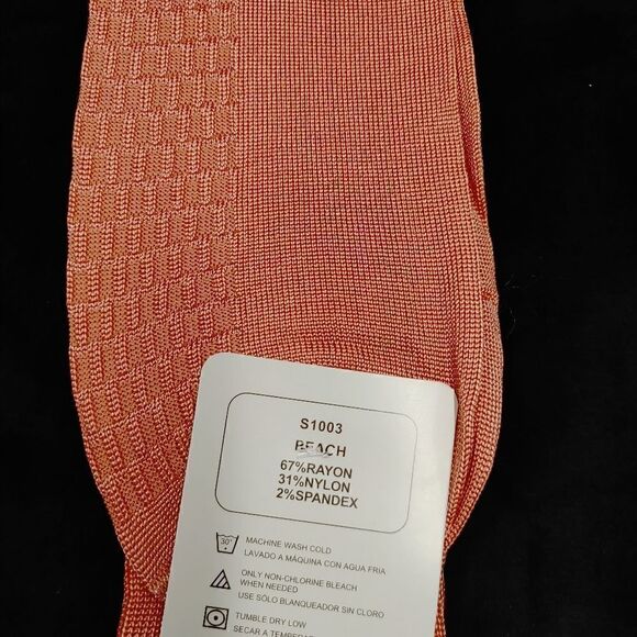 MEN'S ST. PATRICK SILKY DRESS SOCKS FASHION COLORS. - Picture 2 of 2